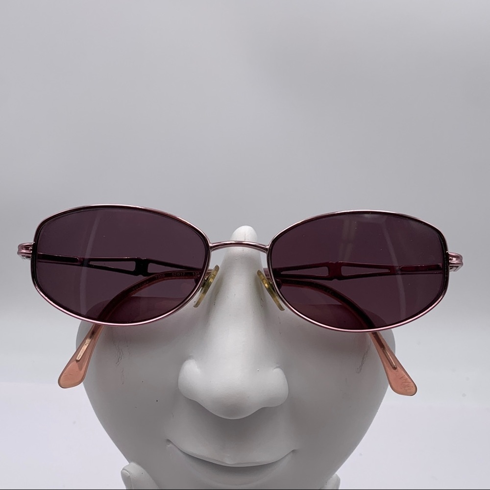 Vintage Luxottica Pink Oval Sunglasses Frames